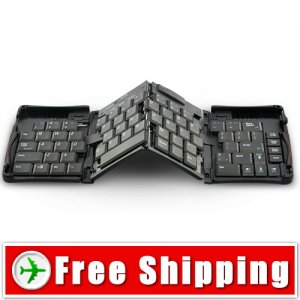 Portable Bluetooth Folding Keyboard for iPad iPhone Smartphone