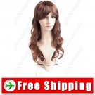 Synthetic Capless Natural Long Wavy Curly Wig Hairpiece