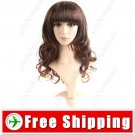 Vibrant Styling Long Synthetic Hair Long Perm Curl Wig Hairpiece