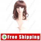 Synthetic Capless Shoulder Length Wavy Curly Wig - Hairpiece