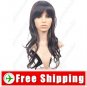 Bangs Curly Style Long Synthetic Hair Hairpiece Wig
