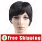 Straight Stylish Synthetic Hair Short Wig Hairpiece