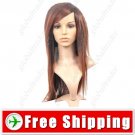 Synthetic Shaggy Roots Cornrow Straight Long Wig Hairpiece