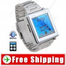 1.5 inch Touch Screen Tri-band Watch Mobile Phone - Bluetooth