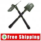 New Wilderness Survival Steel Detachable Shovel with Compass - Pouch