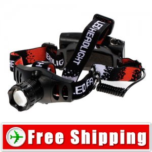 3 Mode LED Zoom Headlight Headlamp Torch Free Shipping