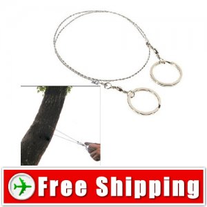 Useful Commando Wire Saw Survival Tool for Outdoors Free Shipping