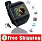 2 Sim QuadBand Watch Phone FM Compass Touch Screen FREE Shipping