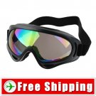 Fashion Ski Sports Glasses Goggles Coated Lens Black FREE Shipping