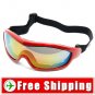 Snowboard Ski Goggles Anti-Fog Anti-Scratch Red Frame FREE Shipping