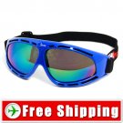 Sport Ski Snowboard Goggles Anti-Fog Anti-Scratch Blue FREE Shipping