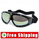 Sport Ski Snowboard Goggles Anti-Fog Anti-Scratch Black FREE Shipping