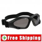Tactical goggles Protect Eyes Black Frame Gray Lens FREE Shipping