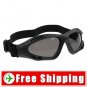 Tactical goggles Protect Eyes Black Frame Gray Lens FREE Shipping