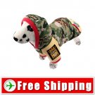 Dog Cotton-padded Camouflage Coat Clothes with Hoodie FREE Shipping