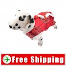 Cute Tang Suit Style Dress Red Color for Dog Pet FREE Shipping