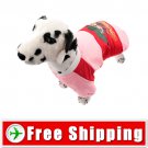 Cotton-padded Jacket Clothes Pink for Dog Pet FREE Shipping
