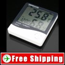 HTC-1 Digital LCD Temperature Meter Alarm Clock Temp FREE Shipping