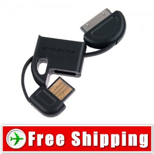 Dock Connector to USB Cable For iPod iPhone black color FREE Shipping