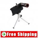 8X Zoom Lens Telescope with Tripod for iPhone 3G 3GS FREE Shipping