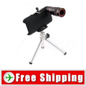 8X Zoom Lens Telescope with Tripod for iPhone 3G 3GS FREE Shipping