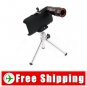 8X Zoom Lens Telescope with Tripod for iPhone 3G 3GS FREE Shipping