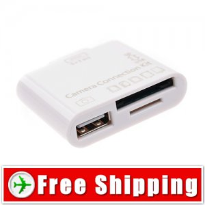 USB SD/TF Card Reader Camera Connection for Apple iPad FREE Shipping