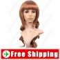 Synthetic Natural Long Wavy Wig with Full Bang Hairpiece FREE SHIPPING