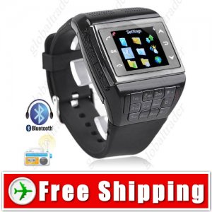 1.3 inch Unlocked Watch Mobile Cell Phone Bluetooth FM Compass