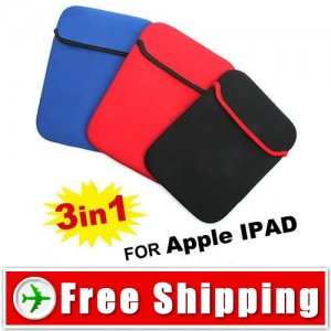 3 x Soft Protective Cover Bag Case for iPad Netbook FREE SHIPPING
