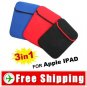 3 x Soft Protective Cover Bag Case for iPad Netbook FREE SHIPPING