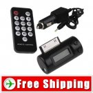 Wiredless FM Transmitter Car Charger for iPhone 3G 3GS FREE SHIPPING