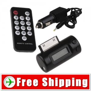 Wiredless FM Transmitter Car Charger for iPhone 3G 3GS FREE SHIPPING