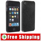 Hard Case Water Textured Chrome Plating for iPhone 4G FREE SHIPPING