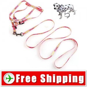 Pet Dog Nylon Leash Lead Strap and Harness for Dog Walk FREE SHIPPING