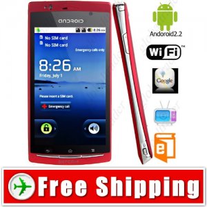 4 inch Android 2.2 Unlocked 2-Sim Smartphone Cell Mobile Phone TV WiFi