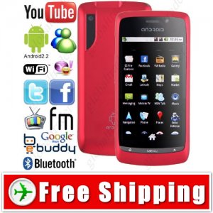 3.6inch Android 2.2 Unlocked 2-Sim Cell Mobile Phone TV WiFi