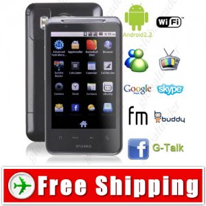 4inch Capacitive Touch 2-Sim Android 2.2 Cell Mobile Phone WiFi TV