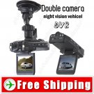 2 inch 2 Camera Automobile Drive Recorder DVR Car Video Recorder