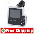 1.5 inch LCD MP3 Player FM Transmitter for Car Audio - Gray