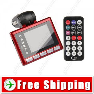 LCD 2GB Car MP4 Player Wireless FM Transmitter USB Jack SD MMC Slot