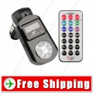 Car MP3 Player - Wireless FM Transmitter USB Jack SD MMC Slot