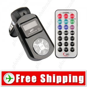 Car MP3 Player - Wireless FM Transmitter USB Jack SD MMC Slot