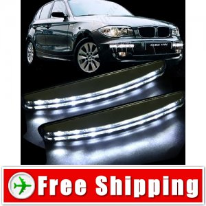 2 x 8 LED Daytime Running Light DRL Head Lamp for Car Vehicle