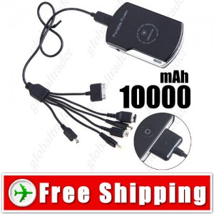 10000mAh Portable Power Battery Pack for Nintendo 3DS DS PSP iPhone