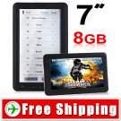 7 inch 8GB E-Book Reader PDF Reader Voice Recorder - Media Player