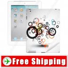 Protective Colored Skin Sticker Paster Back Cover for Apple iPad 2