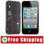 Camera Patterned Snap-on Hard Cover Back Case for Apple iPhone 4 4S