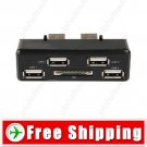 Dual USB Powered 4 USB Port Expanded Hub Splitter - SD Reader for PS3