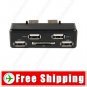 Dual USB Powered 4 USB Port Expanded Hub Splitter - SD Reader for PS3